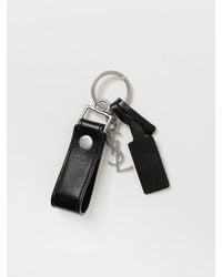 Saint Laurent - Leather Key Ring - Lyst