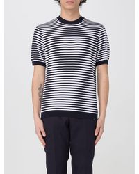 Paul & Shark - Striped Cotton T-Shirt - Lyst