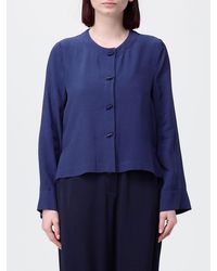 Emporio Armani - Fluid Viscose Jacket - Lyst