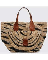 IBELIV - Laza Ii Jacquard Raffia Tote Bag - Lyst