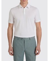 Zanone - Basic Cotton Polo Shirt - Lyst
