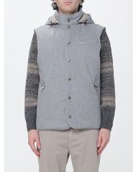 Brunello Cucinelli - Padded Wool Vest With Detachable Hood - Lyst