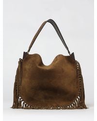 Isabel Marant - Oskan Suede Bag With Fringes - Lyst