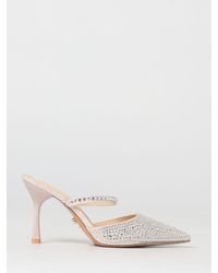 Twentyfourhaitch - Mango Glitter And Rhinestone Mules - Lyst