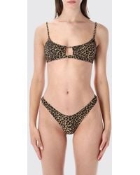 MATINEÉ - Animal Print Bikini Top With U-Neckline - Lyst