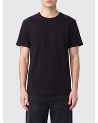MM6 by Maison Margiela - Short-Sleeved Crewneck Cotton T-Shirt - Lyst