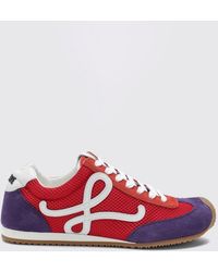 Loewe - Ballet Runner 2.0 Suede And Mesh Sneakers - Lyst