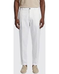 Eleventy - Linen Blend Chino Trousers - Lyst