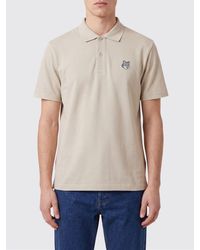 Maison Kitsuné - Maison Kitsun&Eacute Cotton Polo Shirt With Logo - Lyst