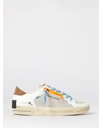 Crime London - Sk8 Deluxe Used Leather Sneakers - Lyst