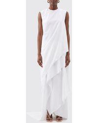 Jacquemus - Asymmetric Cotton Blend Dress - Lyst