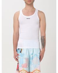 Versace - Top A Coste Con Ricamo - Lyst