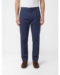 Eleventy - Linen Blend Chino Trousers - Lyst