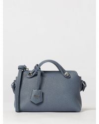 Fendi - By The Way Grained Calfskin Mini Bag With Removable Handles - Lyst