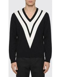 Valentino - Wool V-Neck Sweater - Lyst