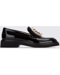 Roger Vivier - Viv' Rangers Patent Leather Loafers With Jewelled Buckle - Lyst