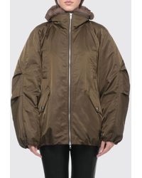Stand Studio - Oversized Padded Nylon Bomber Jacket With Funnel Neck - Lyst