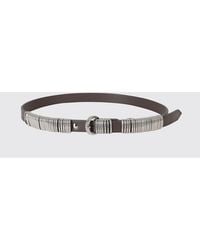 FEDERICA TOSI - Adjustable Smooth Leather Belt With Buckle - Lyst