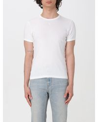 Courreges - T-shirt in cotone con ricamo - Lyst