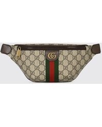Gucci - Ophidia Gg Supreme Fabric Belt Bag With Monogram Pattern - Lyst
