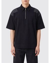 Tatras - Short-Sleeved Cotton Polo Shirt With Zip Closure And Dropped Shoulders - Lyst