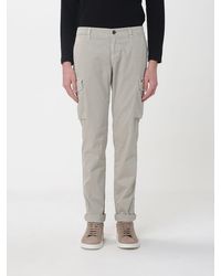 Mason's - Stretch Cotton Cargo Trousers - Lyst