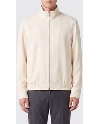 Brunello Cucinelli - Wool And Linen Blend Bomber Jacket - Lyst