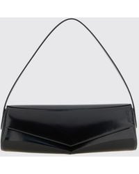 Jil Sander - Kante Brushed Calfskin Shoulder Bag With Flat Handle - Lyst