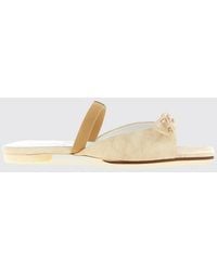 MM6 by Maison Margiela - Leather Sandals - Lyst