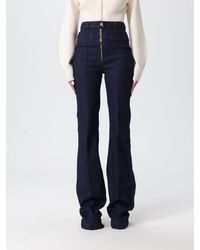 Elisabetta Franchi - Vaquero Mujer - Lyst
