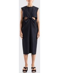 Balenciaga - A-Line Midi Dress - Lyst