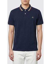 Vivienne Westwood - Cotton Polo Shirt With Logo - Lyst