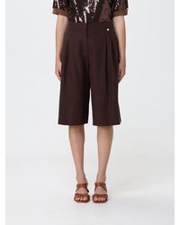 Liu Jo - Tailored Cotton Blend Pants - Lyst