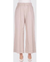 Max Mara - Cotton Blend Palazzo Trousers By - Lyst