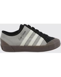Y-3 - Nisi Lo Low-Top Canvas Sneakers With Contrast 3-Stripes Logo - Lyst