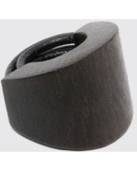 Monies - Bayla Ring Aus Holz Und Leder - Lyst