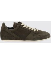 Rick Owens - Suede Low Top Trainers With Rubber Sole - Lyst