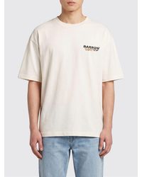 Barrow - Cotton T-Shirt With Teddy Print - Lyst