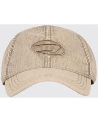 DIESEL - Recycled Nylon Baseball Cap With Embroidered Oval D Logo - Lyst