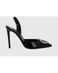 Philipp Plein - Patent Leather Slingbacks With A High Heel And Jewel Buckle - Lyst