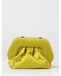 THEMOIRÈ - Themoir&Egrave Bios Draped Satin Mini Bag With Shoulder Strap - Lyst
