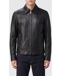 Dolce & Gabbana - Dolce &Amp Gabbana Lambskin Leather Jacket With Slim Fit - Lyst