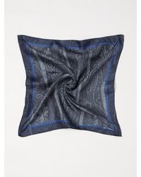 Etro - Paisley Print Silk Pocket Square - Lyst