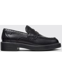 Camper - Twins Leather Loafers With Brogue Detail - Lyst