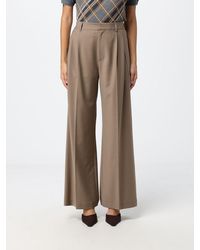 Tela - Pleated Straight-Leg Cady Tailored Trousers - Lyst