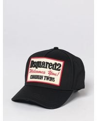 DSquared² - Cotton Baseball Cap With Logo - Lyst