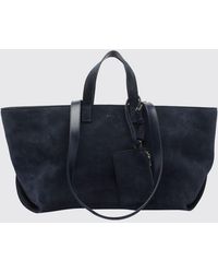A.P.C. - Le Drummer Large Suede Tote Bag With Four Handles - Lyst