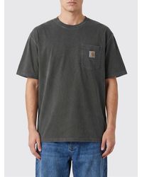 Carhartt - Cotton Pocket T-Shirt With Contrasting Logo - Lyst