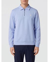 Polo Ralph Lauren - Long-Sleeve Cotton Polo Shirt With Zip Closure And Embroidered Logo - Lyst