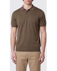 Drumohr - Cotton Knit Polo Shirt - Lyst